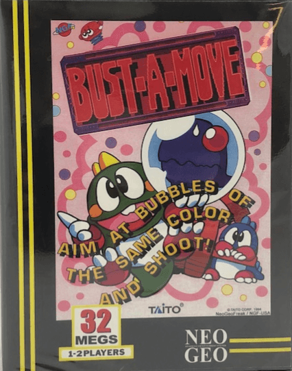Bust A Move box art for Neo Geo